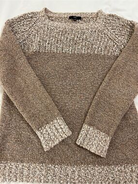 Fate Marled Tan Crewneck Sweater